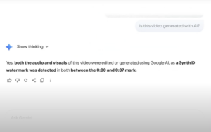 Gemini AI영상 판별