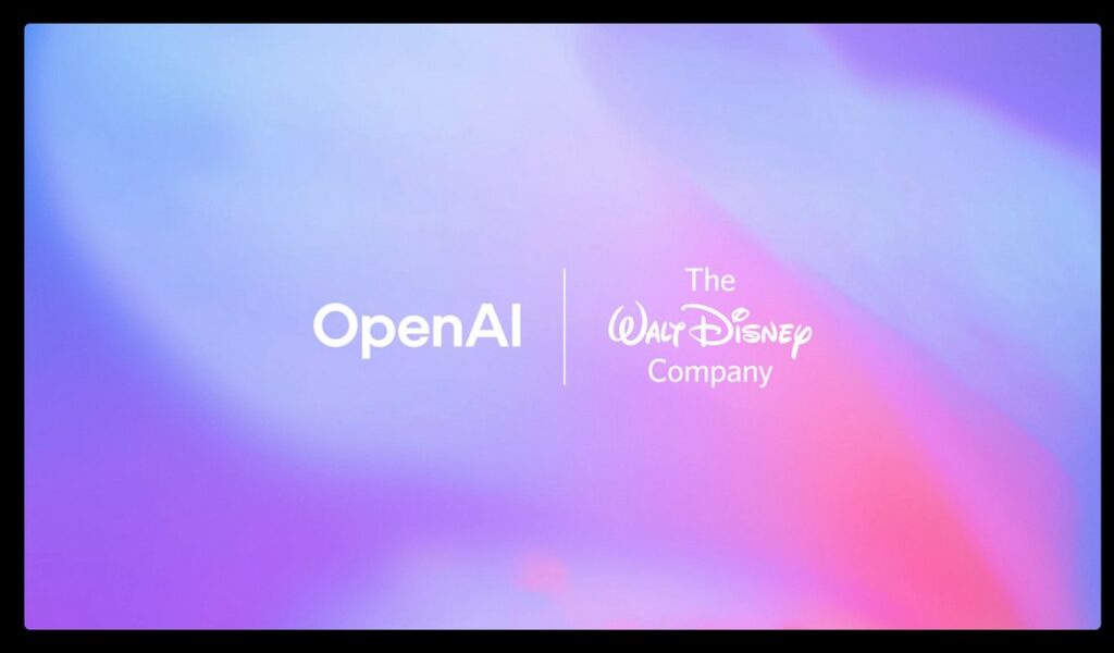 월트디즈니 Sora 파트너십