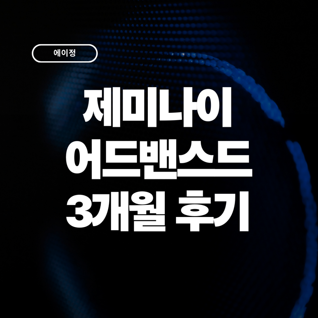 2026 제미나이 어드밴스드 3개월 사용 솔직 후기 무료와 뭐가 다를까?
